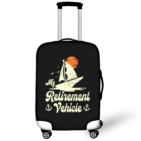 Retired Sailor Sailing Retirement Plan Luggage Covers