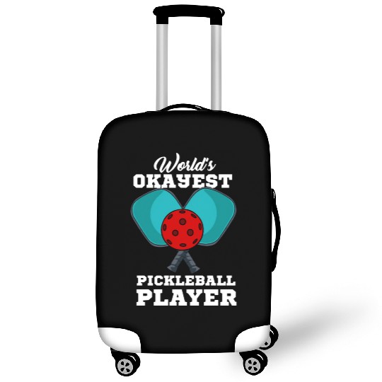 World s Okayest Pickleball Player Luggage Covers