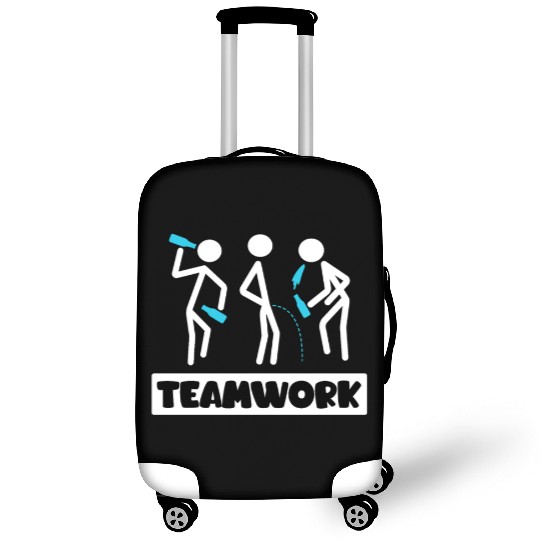 Teamwork Summer Vacation with Friends Spring Break Luggage Covers