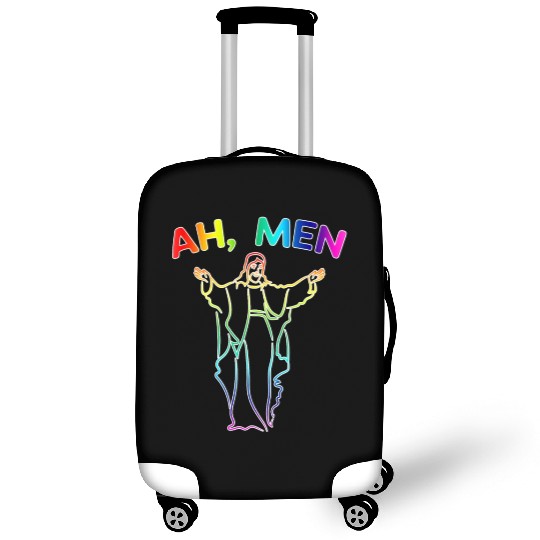 LGBTQ Jesus Luggage Covers Religious Ah, MEN Luggage Covers