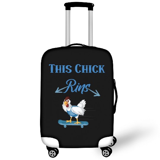Runs Saying Running Chicken Luggage Covers