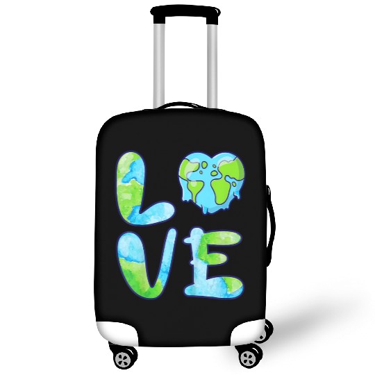 LOVE Earth Day 2023 Cute Earth Lover Kids Luggage Covers