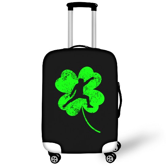 Fencing St. Patrick's day shamrock Luggage Covers
