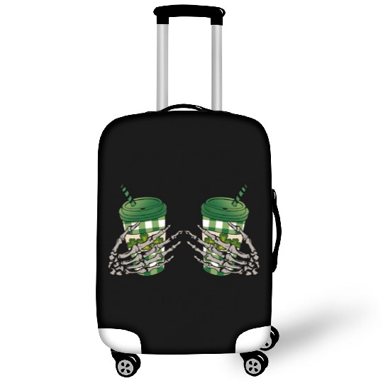 Skeleton Hand Patricks day Graphics Luggage Covers