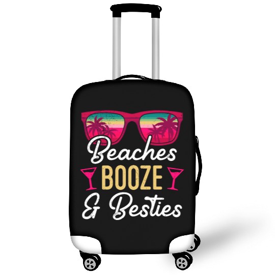 Beaches Booze Besties 2023 Holiday Spring Break Luggage Covers