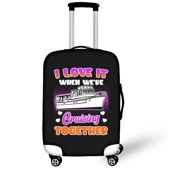 Cruising together cruise ship holiday spring break Luggage Covers
