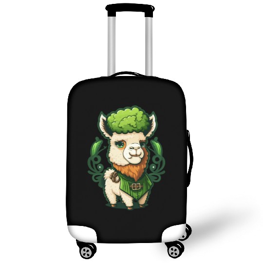 Sweet St Patrick's Day Lama Luggage Covers