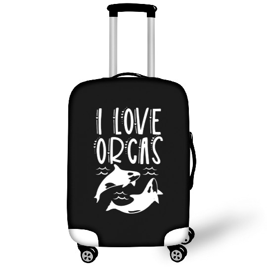 I Love Orcas Sea Orca Protect Whale Luggage Covers