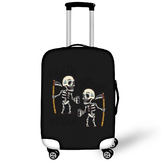 Death Before Decaf Cool Luggage Covers