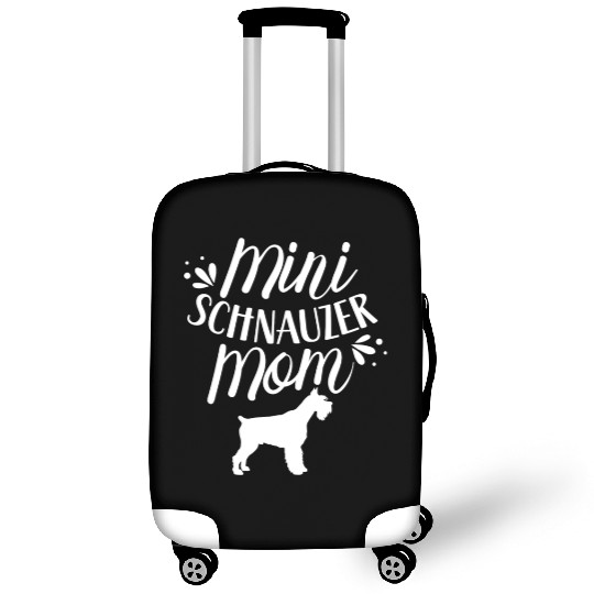 Mini Schnauzer Mom Girl Dog Schnauzers Pet Luggage Covers