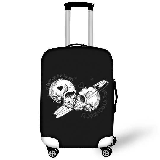 till death do us part Luggage Covers