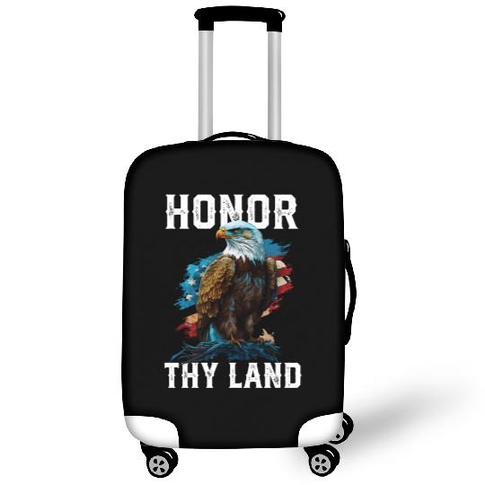 Honor Thy Land American Bald Eagle America USA Luggage Covers