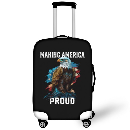 Making America Proud American Bald Eagle Luggage Covers
