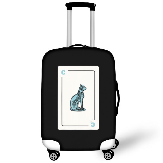 Cat Playing card Cat Lovers Gift Luggage Covers