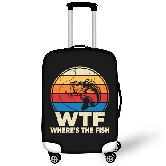 WTF wheres the fish Luggage Covers