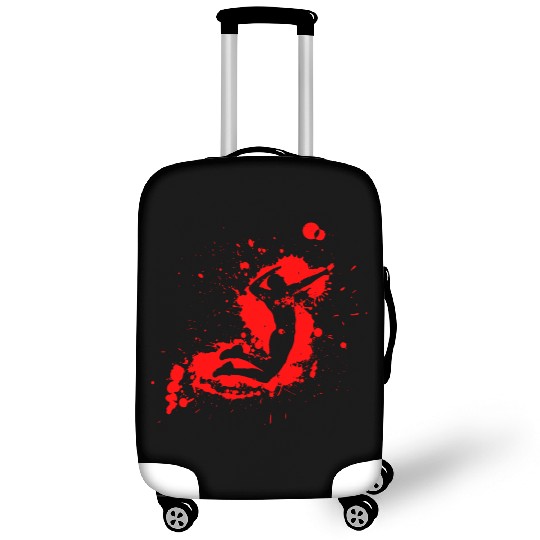 Volleyball Spike Man Red Luggage Covers