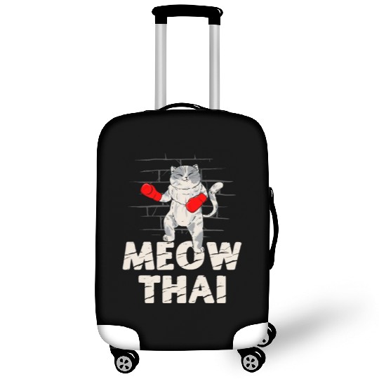Meow Thai Cat Lover Muay Thai Kitty Martial Arts Luggage Covers