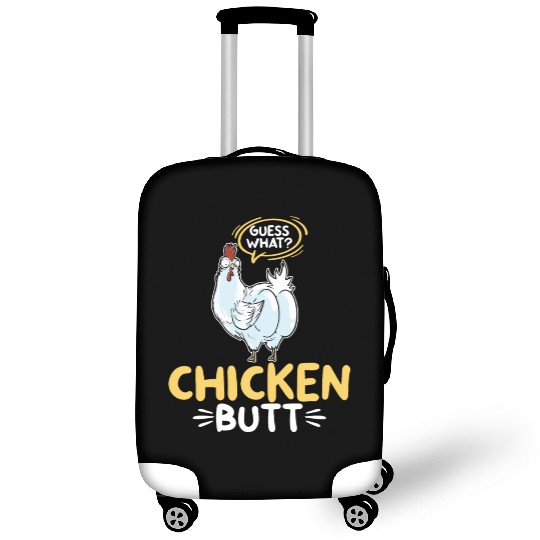 Guess What Chicken Butt Chicken Rooster Farmer Luggage Covers
