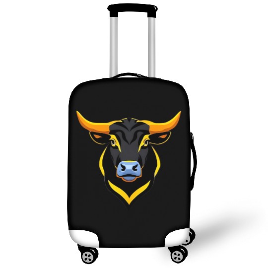 The angry bull Luggage Covers