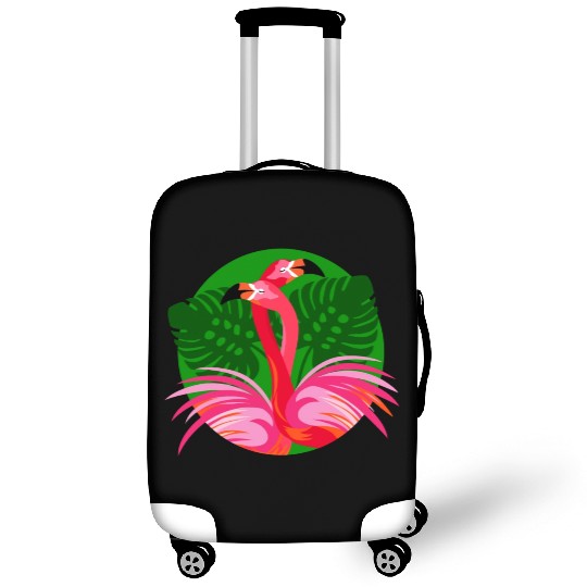 Flamingo Birds Love Hug Luggage Covers