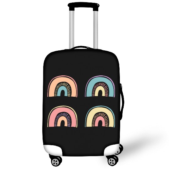 Multi Rainbow Luggage Covers