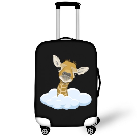 Giraffe with overlook Luggage Covers