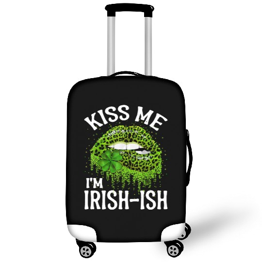 Kiss Me I'm Irish Lips Sexy St Patricks Day Luggage Covers