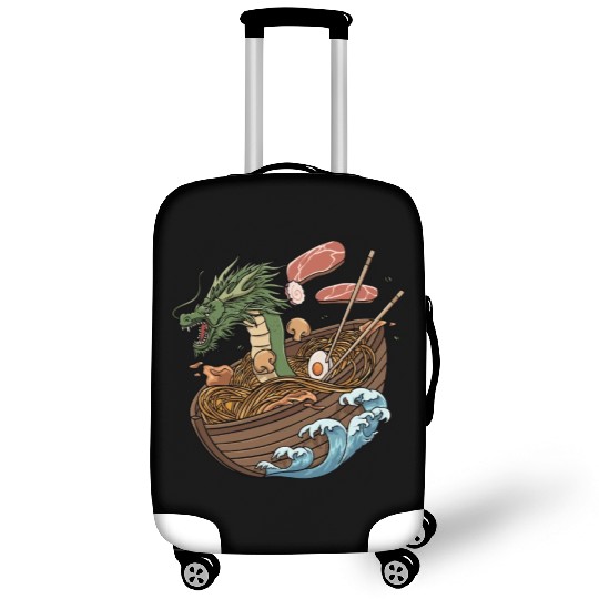 Ramen Soup and Dragon Boat Design Luggage Covers