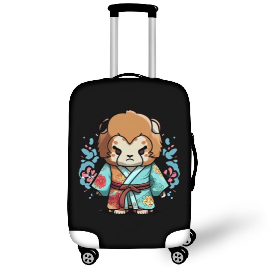 Lion kimono Luggage Covers