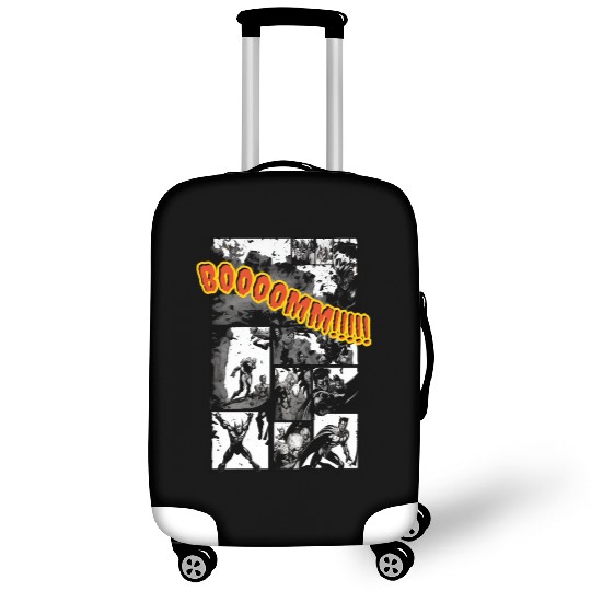 Comic page of super hero magazine Luggage Covers