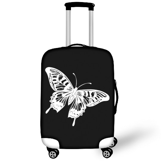 Elegant Vintage Tattoo Butterfly Luggage Covers