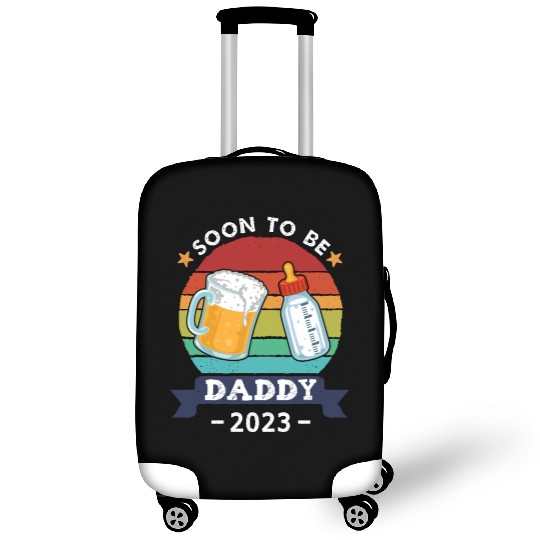 Soon To Be Daddy 2023 Luggage Covers