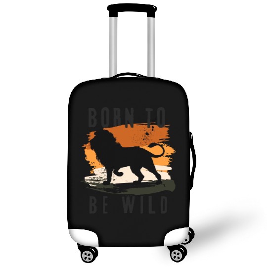 Born to be wild Lion Animal Design Luggage Covers