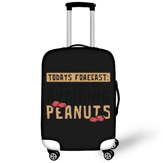 Today's Forecast 100% Chance Of Avoiding Peanuts Luggage Covers