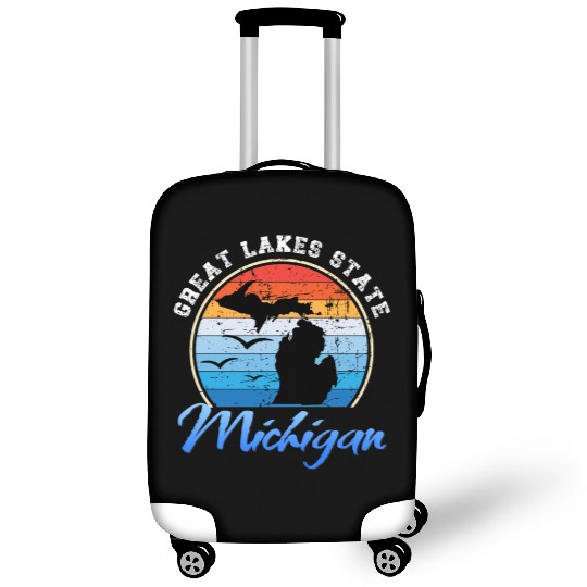 Michigan The Great Lakes State Luggage Covers