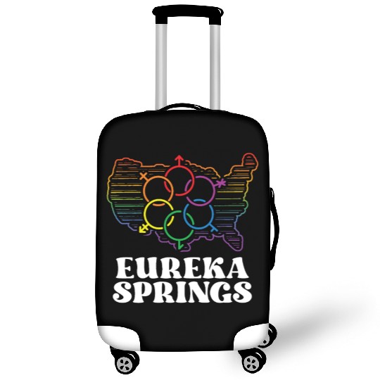 Eureka Springs Pride Flag Pride Month LGBTQ Flag Luggage Covers