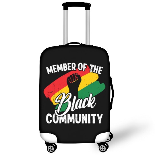 Black history month member of the black community Luggage Covers