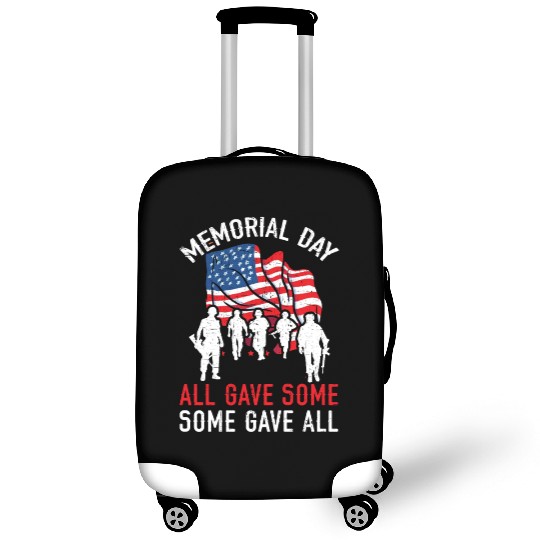 All Gave Some Some Gave All USA Flag Memorial Day Luggage Covers