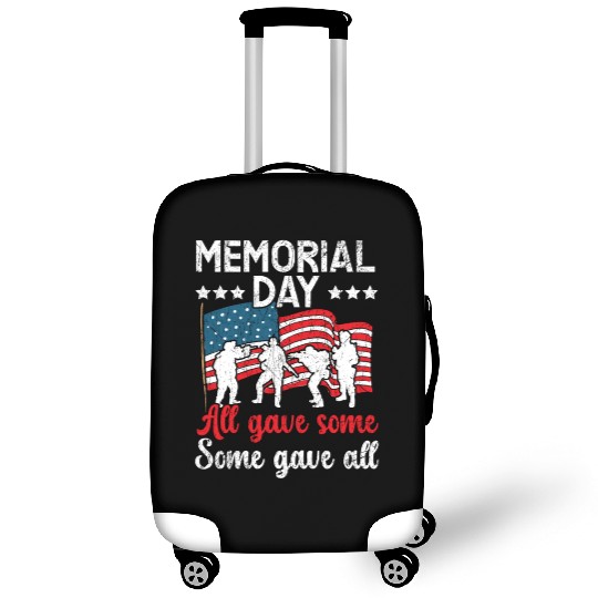 All Gave Some Some Gave All USA Flag Memorial Day Luggage Covers