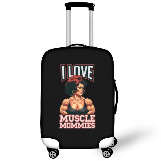 I Love Muscle Mommies Luggage Covers
