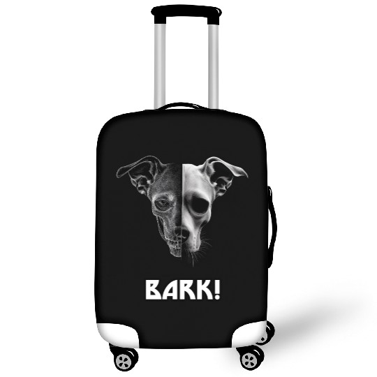 Bark! Dog Skull, Skully Doggy, Heavy Metal Dog Luggage Covers