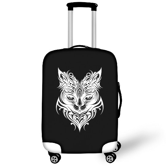Cute Kittens In Tattoo Style Luggage Covers
