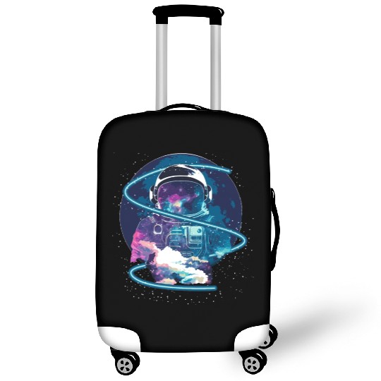Galaxy Astronaut Full Moon Astronomy Space Science Luggage Covers