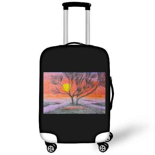 Sunset nature Luggage Covers