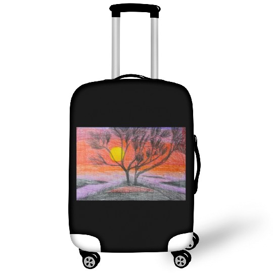 Sunset nature Luggage Covers