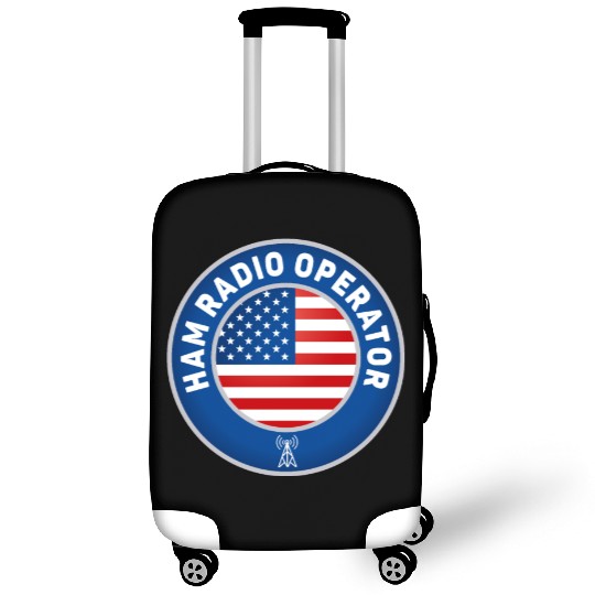 Ham Radio Operator US Flag Luggage Covers