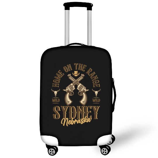 Sidney Nebraska wild west town Luggage Covers