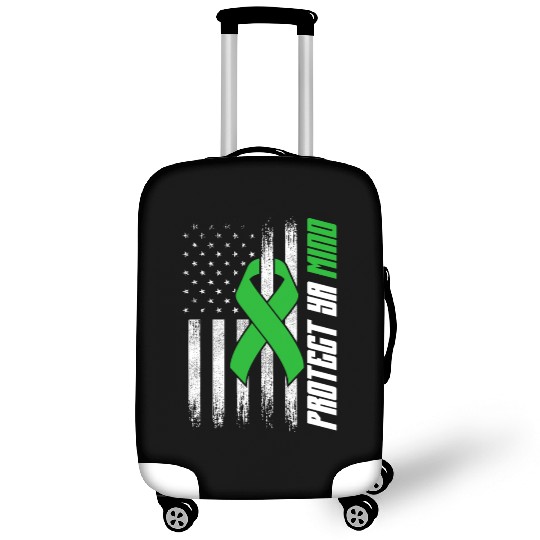 Protect Ya Mind Mental Health Awareness Depression Luggage Covers
