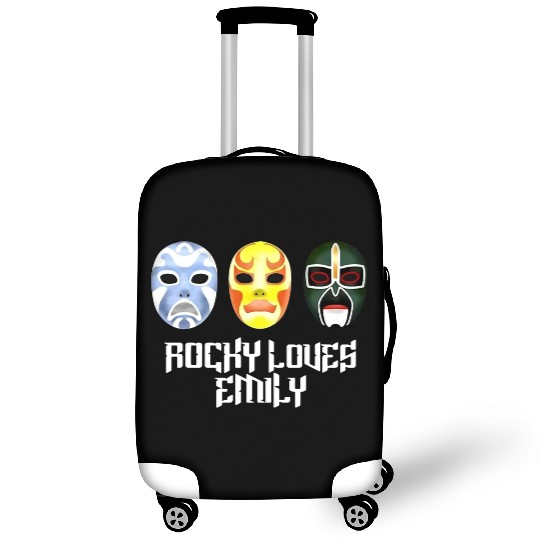 Rocky Loves Emily Funny Luggage Covers