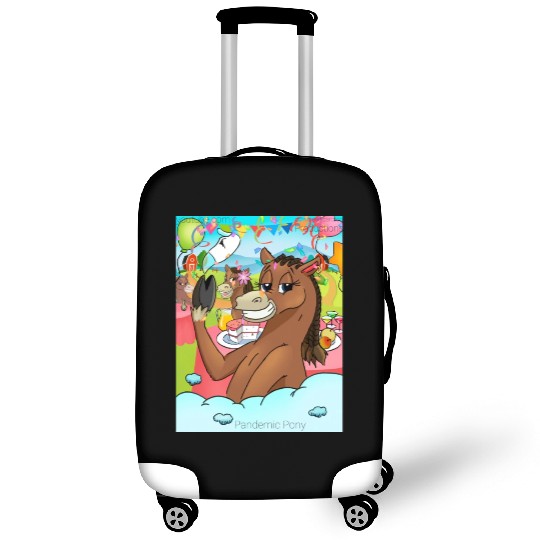 Pandemic Pony Luggage Covers